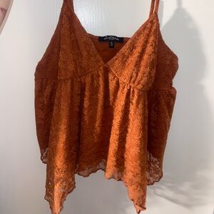 Size large , flowy brown tank